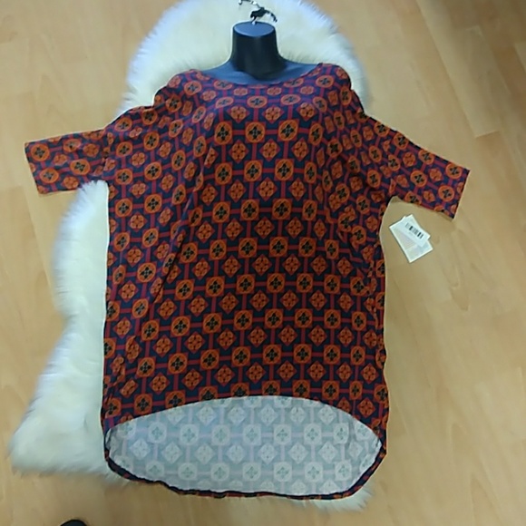 LulaRoe Printed Irma Tunic Top - Picture 7 of 8